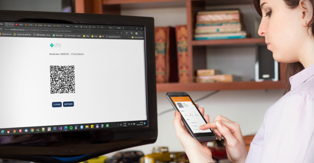 QRCode Pix para comércio eletrônico ou loja online